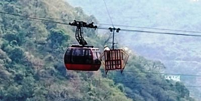 Technical fault in the ropeway of Timber Trail Hotel 11 people trapped in the trolley