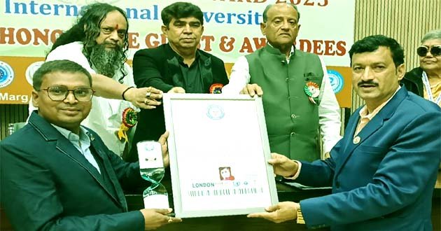 Bihar’s Sand Artist Madhurendra Makes History in London Book of World Records